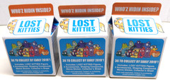 Lot of 3 Lost Kitties Figures Series 2 – Blind Box Milk Carton – NIB Sealed