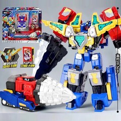 Cardbot S FLAMENOVA Flame Nova Red Fire Truck Transforming Robot Cars Toys