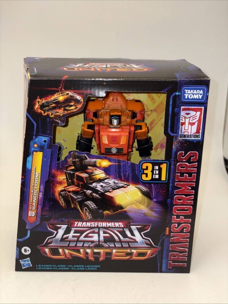 Transformers Generations Legacy United Leader G1 Triple Changer Sandstorm Nice