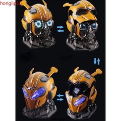 US! Bumblebee Helmet 1:1 – English Voice Control Christmas Gift Cosplay Prop