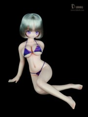 LDDOLL 1/6th 22XL Pink Skin Girl Silicone 22cm Figure Body Fit OB CG Head Model