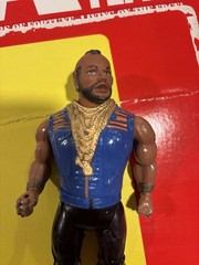 1983 B.A. Baracus MOC Vintage The A-Team Galoob 6″ Inch Mr. T Figure With Card