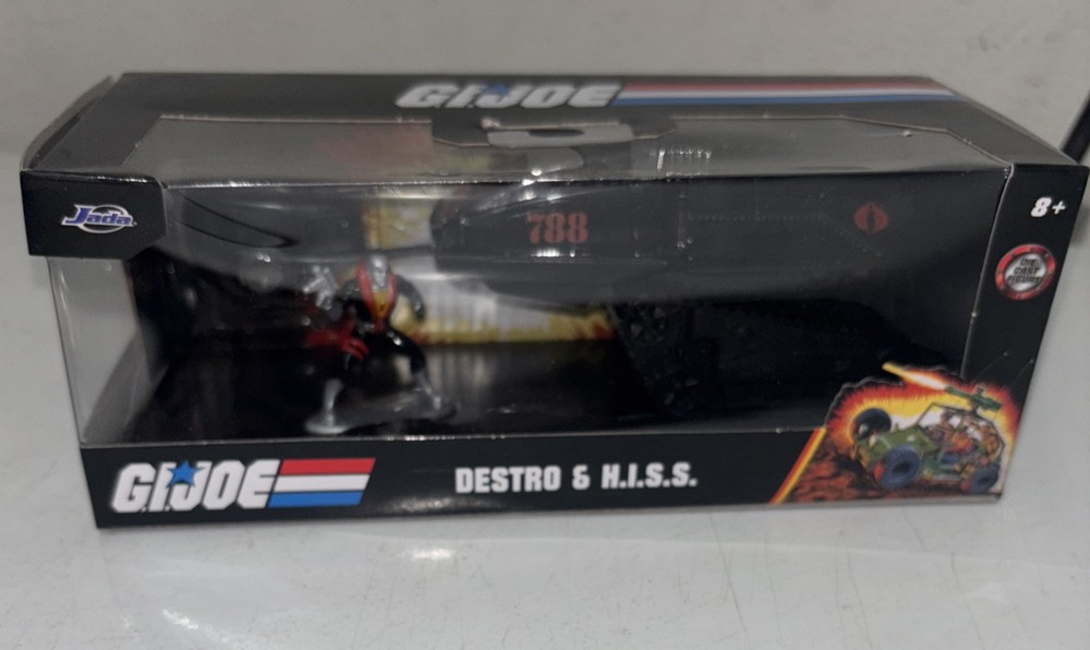 Hasbro GI JOE Destro And Hiss 1/32 Scale Action Figure Ages 8+