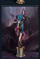 Jinx Arcane 2 League of Legends Figure | Anime Game PVC Model Collectible Statue