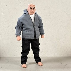 PB-NT3-WK-SET: Grey hoodie, white shirt, black pants for Nota NT-03, NT-03S body