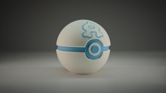 Team Aqua Ball | Classic 3D Printed Pokéball | EX Team Magma vs Team Aqua