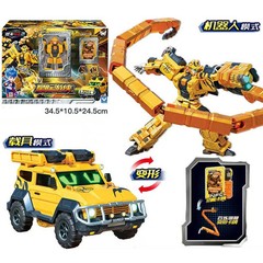 Cardbot S FLAMENOVA Flame Nova Red Fire Truck Transforming Robot Cars Toys