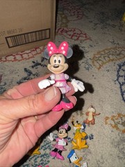 9 Disney Mickey Mouse PVC Figure Mickey Donald Minnie Goofy Pluto Chipmunk
