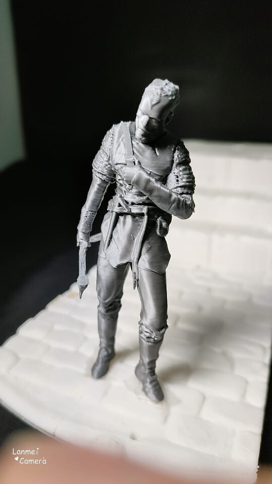 Floki Vikings 3.9in High 1:18 Scale Printed in silver color