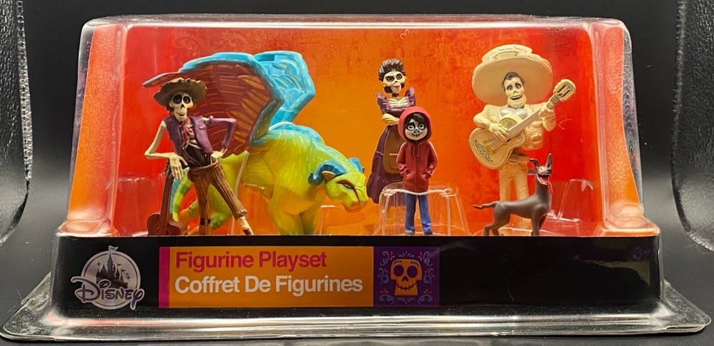 New Disney Store Pixar Coco Figuirne Playset 6 Toys Movie Characters