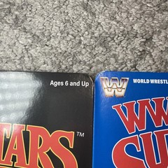 MATTEL LJN WWE SUPERSTARS JESSE THE BODY VENTURA BLUE & BLACK CHASE CARDS
