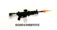MARVEL LEGENDS ASSAULT RIFLE BLASTER SHOTGUN WITH GUN FIRE EFFECT CUSTOM FODDER
