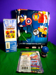 AVENGERS PLUSH STUFFED ACTION FIGURE 2 FT SUPRISE PLAY PACK & 48 PC PUZZLE LOT 5