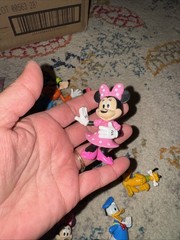 9 Disney Mickey Mouse PVC Figure Mickey Donald Minnie Goofy Pluto Chipmunk