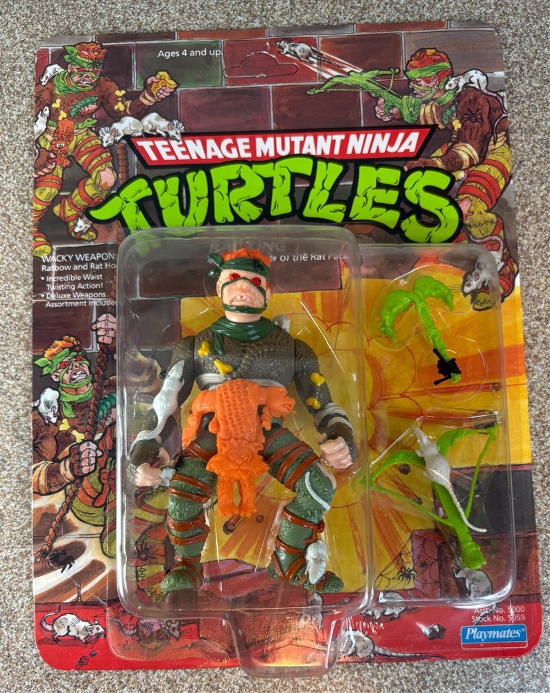 Rat King 1989 TMNT Teenage Mutant Ninja Turtles NEW MOC UNPUNCHED #2