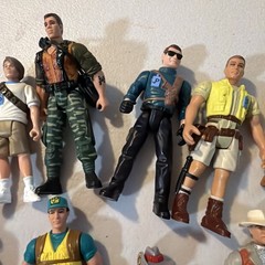 Jurassic Park/world Humans set Of 9 Adults And 1 kid
