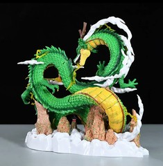 24cm DB Z Goku & Shenron Action Figure PVC Statue Anime Model Gift Toy