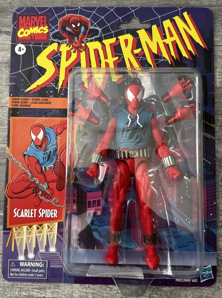 Marvel Legends Retro Figure Spider-Man : Scarlet Spider 6″ 2024 New