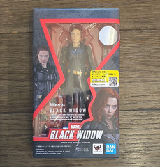 S.H.Figuarts Black Widow Marvel Black Widow Movie Boxed Action Figure – Black