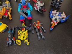 Transformers Toy Figure Lot of 16 Mixed 90s 2000s Y2K Hasbro Robots in Disguise