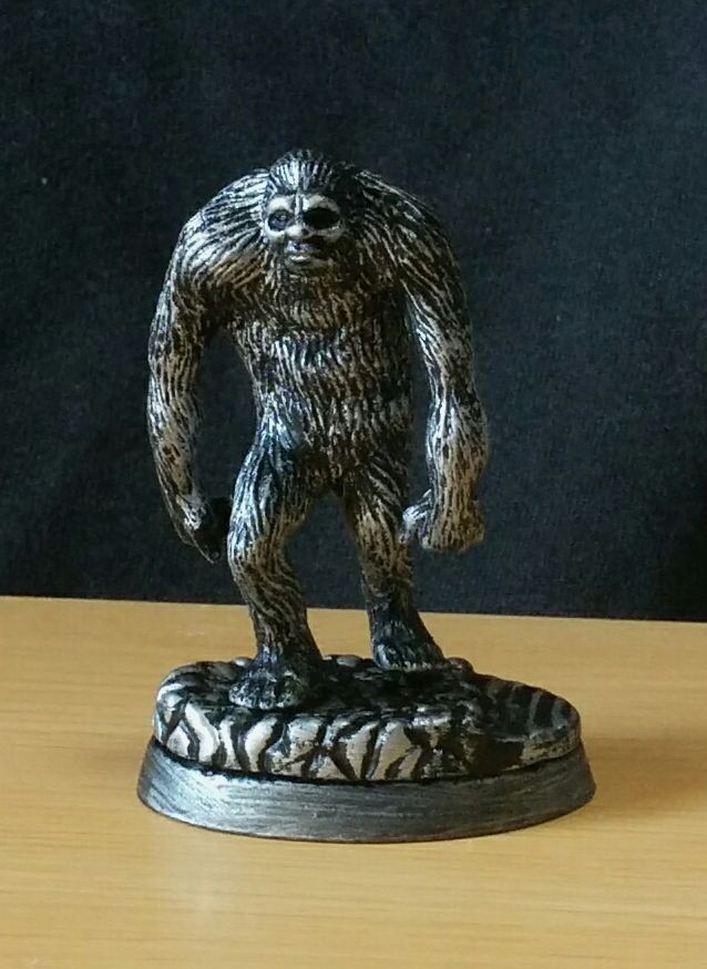 BIGFOOT Figure Silver color ver./ Cryptid, Sasquatch, Gigantopithecus, Yeti /MU