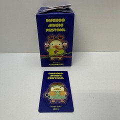 Duckoo Music Festival Pop Mart Figure Hippy Girl– Sealed Bag ID Card Box Open