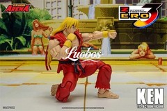 New Storm Toys SFSA01 1/12 Street Fighter ALPHA3 Ken Action Figure Model In Hand