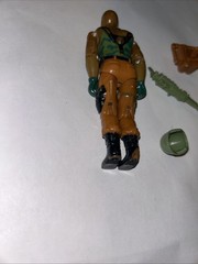 Vtg 1984 GI Joe ARAH Roadblock v1 Heavy Machine Gunner Action Figure 80s JJ
