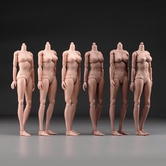 USA TQ0525 1/6 Female Soldier Suntan Skin Middle Breast Action Figure Body Model