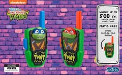 Teenage Mutant Ninja Turtles Static Free Kids Walkie Talkies Indoor Outdoor