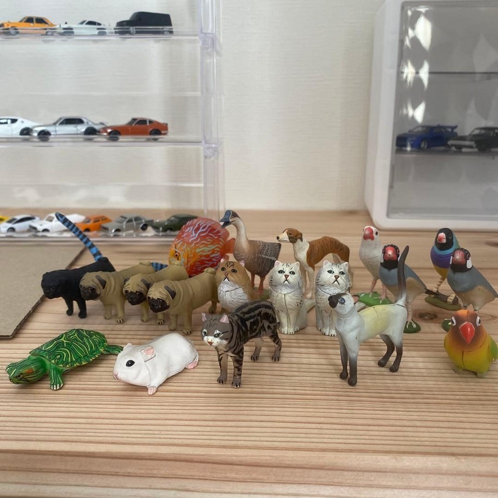 Chocolate Egg Animal Figures Set of Multiple Collectible Toys