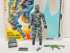 GI Joe 1984 Firefly v1 Complete Tight Full Card Back Vintage Hasbro ARAH