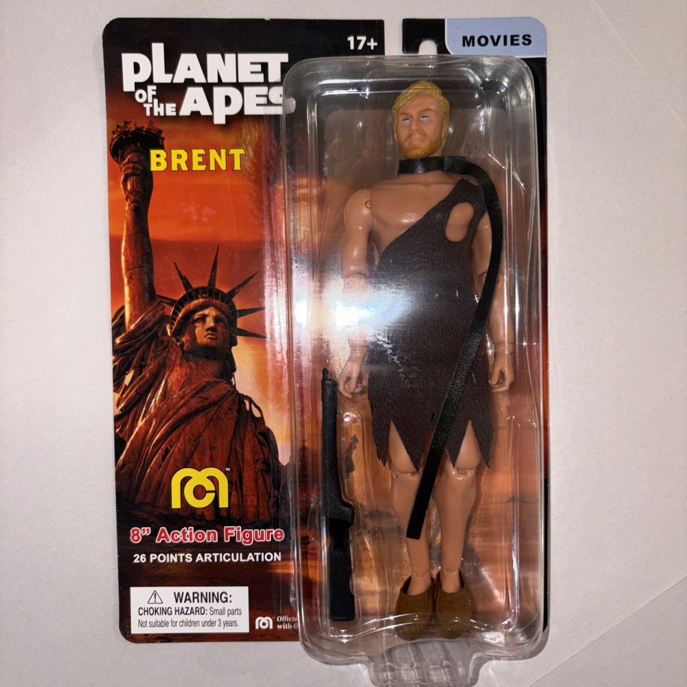 Mego Planet Of The Apes Brent 8” Action Figure NEW Damaged