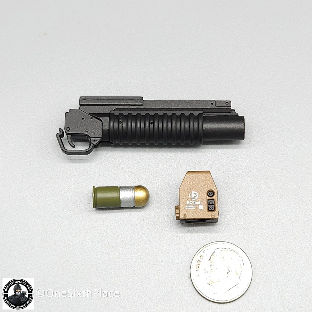 1:6 Easy & Simple PMC Weapon Set C 40mm Undermount Grenade Launcher 12″ Figures