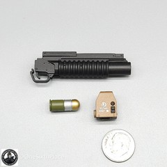 1:6 Easy & Simple PMC Weapon Set C 40mm Undermount Grenade Launcher 12″ Figures