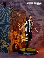 Football Stars Memoirs Studio 1/6 Del Piero Figure Roaring Head