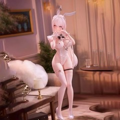 26CM Bunny Girl Lucille 1/7 PVC Figure – Sexy Anime Model for Adults