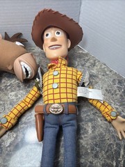 Disney Store Galloping Bullseye And Woody With Pull String Read