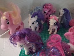 Hasbro My Little Pony Lot Made In China Various Sizes And Years (21 Ponies)