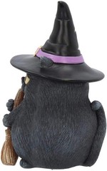 Nemesis Now Lucky Black Cat Figurine 16cm, Resin