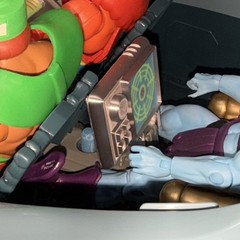Custom Glow-in-the-Dark targeting computer for Origins Collector Vehicle