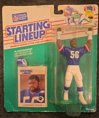 1988 & 1989 Kenner SLU Starting Lineup Lawrence Taylor New York Giants lot 2 New