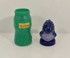 RARE 2005 Terk 6.75″ McDonald’s EUROPE Movie Figure Drink Bottle Disney Tarzan