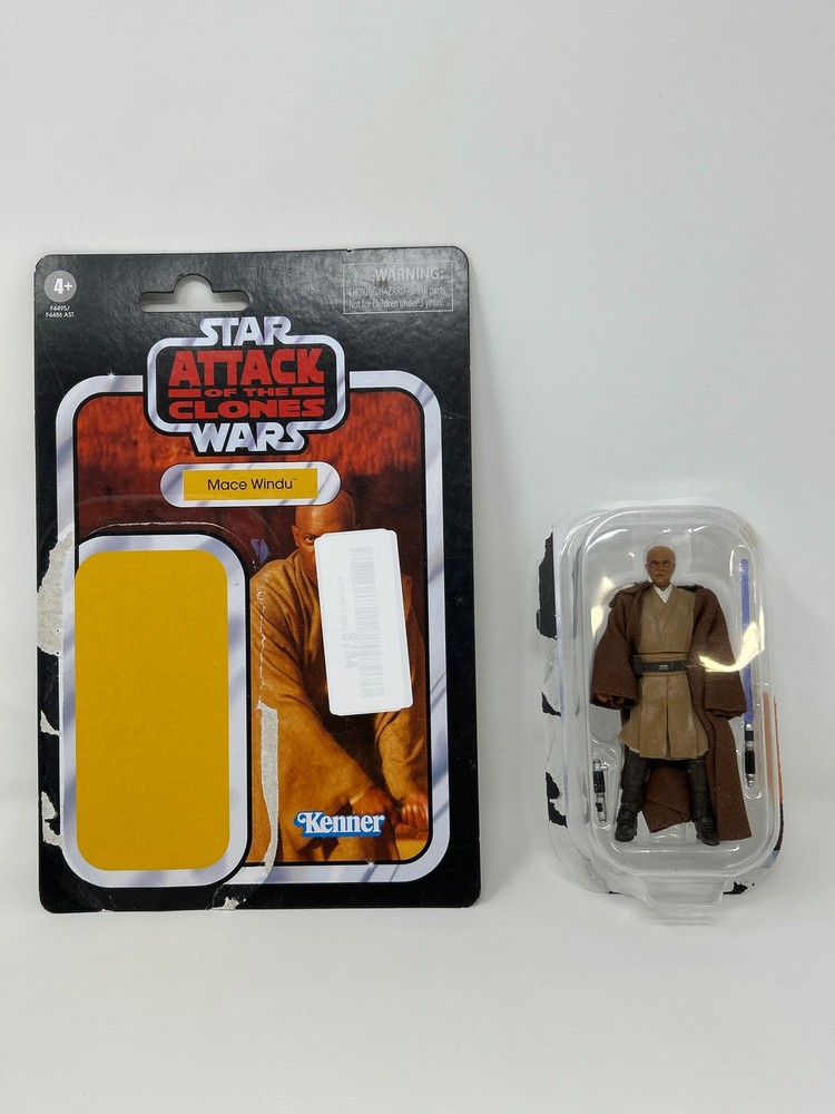 Star Wars The Vintage Collection TVC Basic Figures Mace Windu #VC35 Action Fig