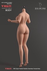 YM611 1/6 Female Big Bust Suntan/Pale Plump Seamless Doll Body 12″ Action Figure