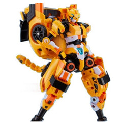 Metal Cardbot W Tachy Transforming Robot Action Figure Toy