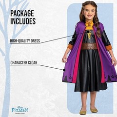 NEW Disney Official Frozen ANNA Girls Costume Size 3 to 4 Years