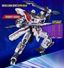 Metal Cardbot W TYRANT ZERO Legendary God of Destruction Transformer Robot Train