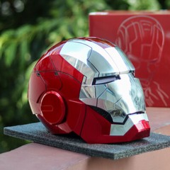 US AUTOKING Iron Man MK5 1:1 Helmet Wearable Voice-controlled Mask Cosplay Prop