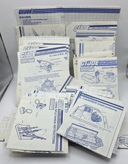 GI Joe Blueprint Instructions for Playsets, Vehicles & Catalog Lot 1980’s